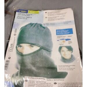 Tchibo TCM Thermal Fleece Balaclava Anthracite Gray One Size Ski‎ Mask Scarf NEW